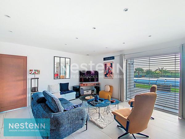 Maison Passive d'Architecte à Pommeret -174 m² - Toits Plats, Piscine & Air Sain - Proche Littoral !