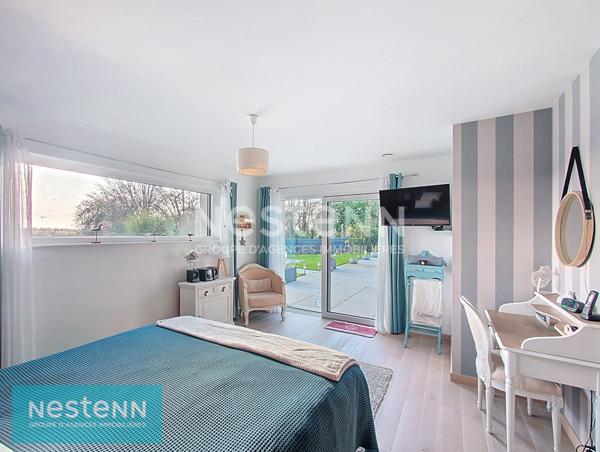 Maison Passive d'Architecte à Pommeret -174 m² - Toits Plats, Piscine & Air Sain - Proche Littoral !