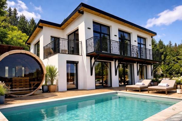 Maison d’exception entre lacs et montagnes