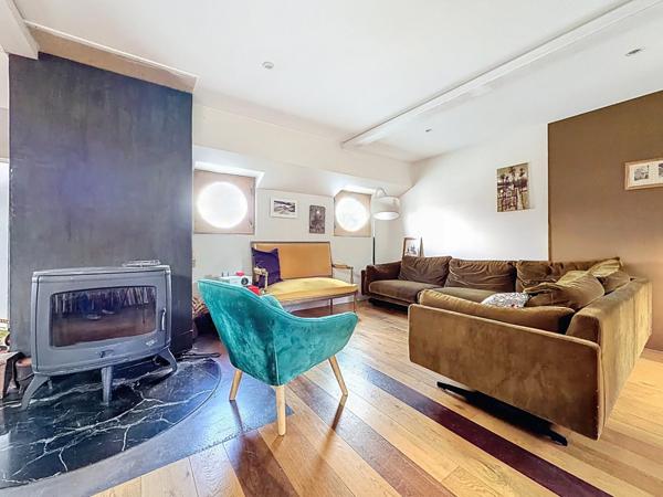 Magnifique péniche habitation 190 m² - LES ROCHES DE CONDRIEU (38)