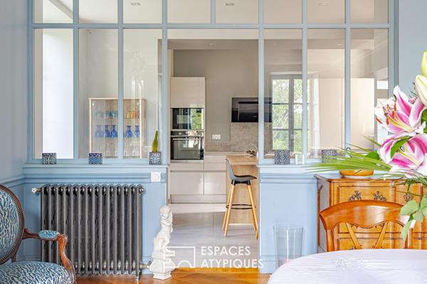 Demeure ligérienne de caractère et son gîte avec vue