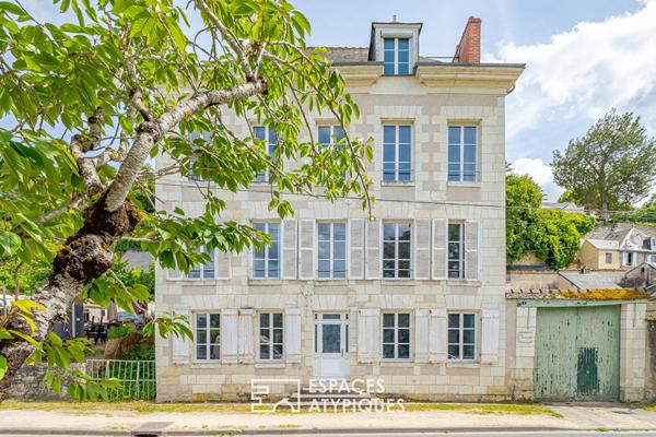 Demeure ligérienne de caractère et son gîte avec vue