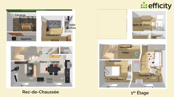 Maison
         5 pièces
        - 120 m² Exclusivité 158 000 € *