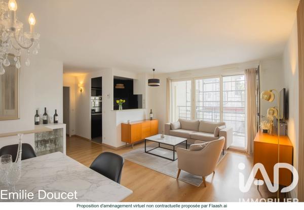 Appartement à vendre 3 pièces 63,32 m² Élancourt