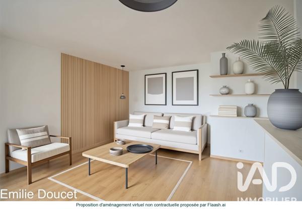 Appartement à vendre 3 pièces 63,32 m² Élancourt