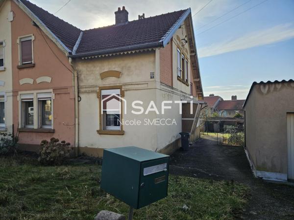 Maison mitoyenne 6 chambres,jardin,garage