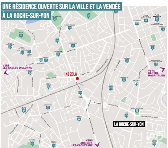 Appartement à vendre 3 pièces 58 m² La Roche-sur-Yon