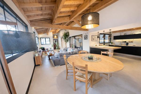 Belle maison d'architecte en ossature bois esprit Bassin