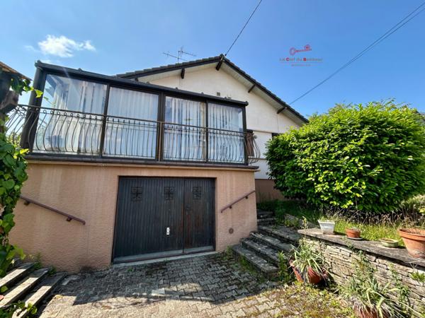 Maison F4 avec sous-sol, véranda et beau terrain de 545?m²