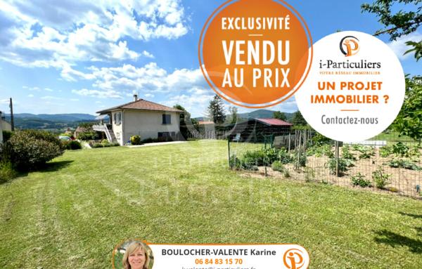 Villa T5 - Terrain 850m2 - Vernoux en Vivarais