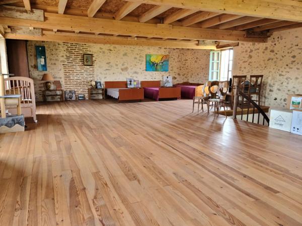 Maison d'exception rénovée, accès à la rivière.