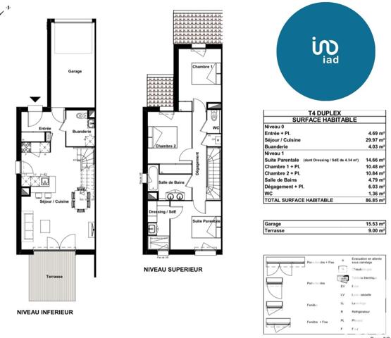 Maison à vendre 4 pièces 87 m² Saint-Orens-de-Gameville