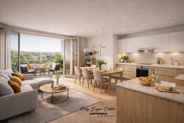 T2 41 m² balcon + parking x2 – Centre-ville – Accès Paris rapide