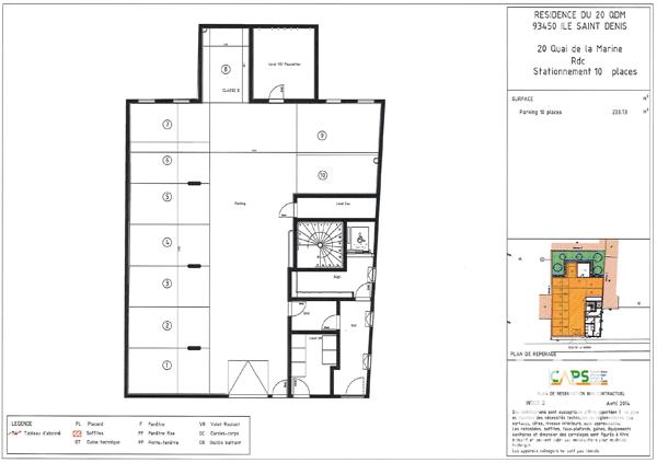 Appartement à vendre 2 pièces 56,87 m² L'Île-Saint-Denis