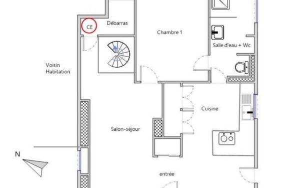 Maison à louer    3 pièces • 67,90 m2 Bonsecours