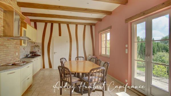 Maison à vendre proche de FRESNES EN WOEVRE (55) - 228 m² - grand séjour - 4 chambres - jardin - vue dégagée