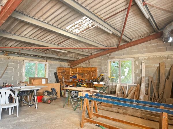 Maison en pierre à vendre 5 pièces MONTESQUIOU (32) - 147 m² habitables avec atelier 150 m2 - Terrain 2870 m2