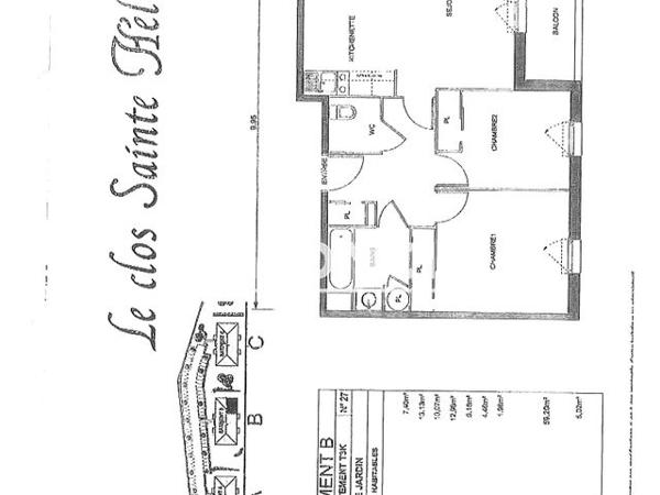 Location Appartement 3 pièces 59.2 m² - 43C RUE DE BONNE ESPERANCE Raismes 59590