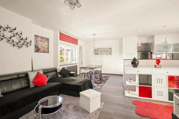 Appartement de 80m2, 2 chambres, 2 places de parking à FONTAINES SUR SAONE (69)
