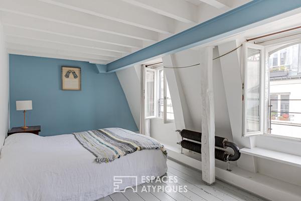 Duplex traversant en dernier étage Quartiers Sentier-Bonne Nouvelle