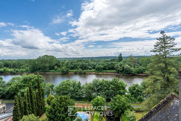 Propriété semi-troglodyte avec vue panoramique sur la Vienne