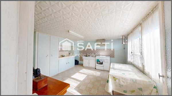 Maison 113 m2 à rénover - 3 chambres -  avec jardin et fort potentiel + aides rénovations possibles