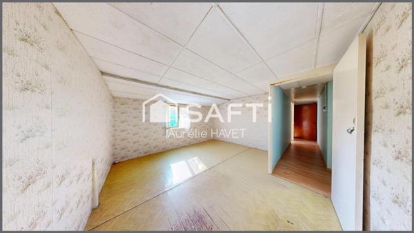 Maison 113 m2 à rénover - 3 chambres -  avec jardin et fort potentiel + aides rénovations possibles