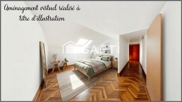 Maison 113 m2 à rénover - 3 chambres -  avec jardin et fort potentiel + aides rénovations possibles