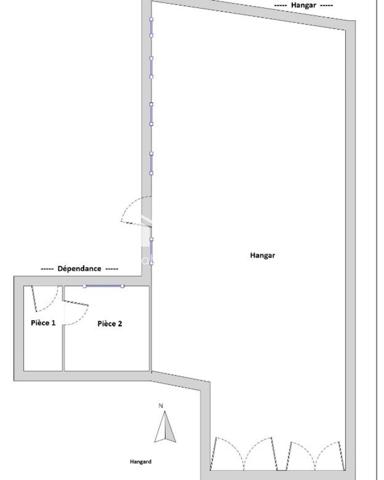Immeuble en pierre de 174 m2 à rénover avec dépendance,  jardin et garage de 140 m2