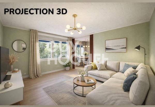 Appartement Villeurbanne 3 pièce(s) 65.14 m2