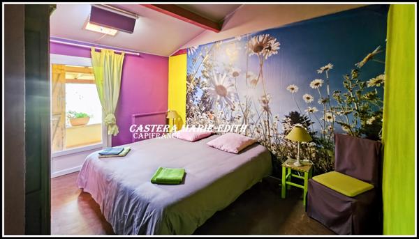 Propriété - 500 M² habitables 26 PIECES- 12 Chambres avec vue Pyrénées à 6 minutes de Marciac – Maison, gîtes, salle Polyvalente d’événements, cabinet de praticien, Prairies et dépendance