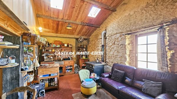 Propriété - 500 M² habitables 26 PIECES- 12 Chambres avec vue Pyrénées à 6 minutes de Marciac – Maison, gîtes, salle Polyvalente d’événements, cabinet de praticien, Prairies et dépendance