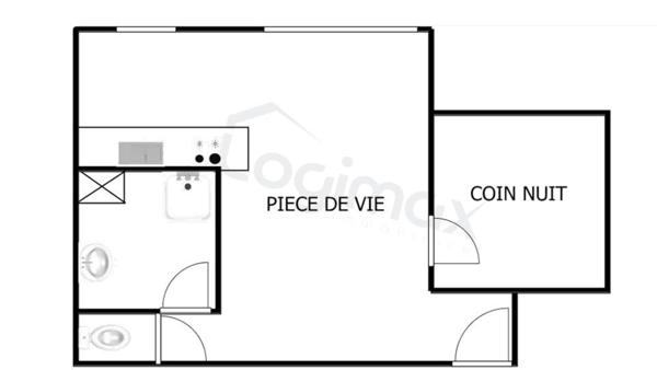 Vente appartement La rochelle, 38m² 1 pièce 116 600 €
