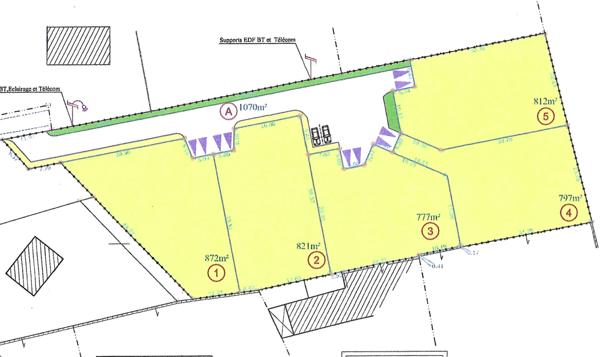 Terrain à vendre 812 m² Mansle-les-Fontaines