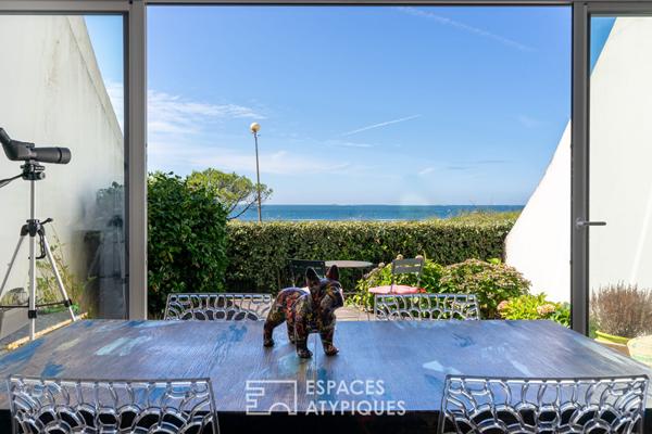 Bel appartement T3 face mer avec jardin