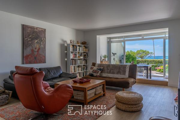 Bel appartement T3 face mer avec jardin