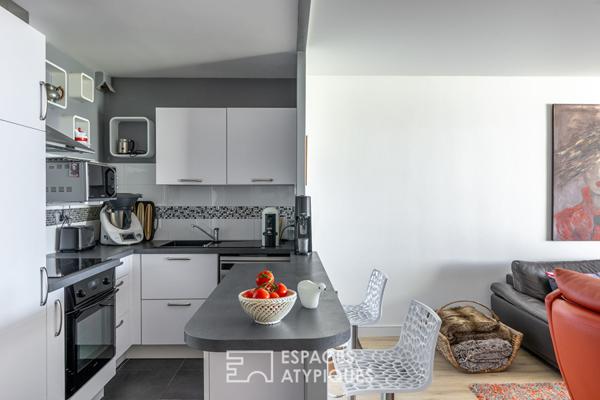 Bel appartement T3 face mer avec jardin