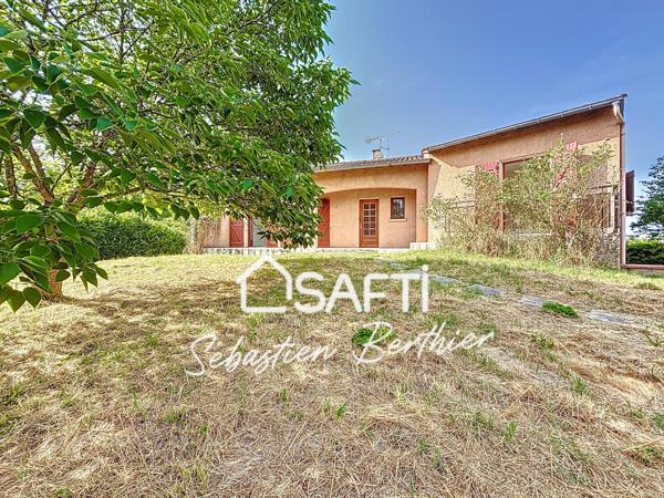 Villa avec Potentiel – Vue + Sous-Sol Total à Lavaur