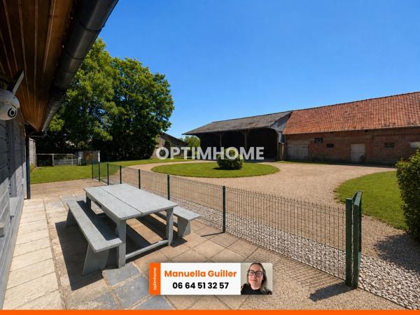 CORPS DE FERME À RÉHABILITER AVEC FORT POTENTIEL – BERNEVAL-LE-GRAND