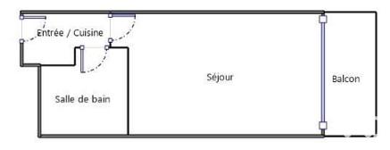 Studio à vendre 26 m² Bagnères-de-Bigorre