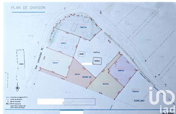 Terrain à vendre 836 m² Allaire
