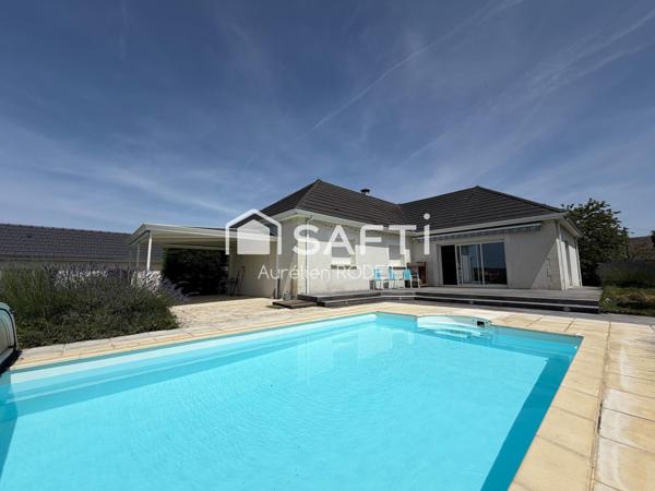 Pavillon d’exception, piscine et vaste sous-sol!