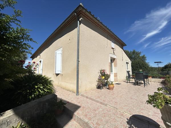 Caudecoste (47220) MAISON 75 M2 AVEC MEZZANINE, CARPORT ET TERRAIN DE 1628 M2