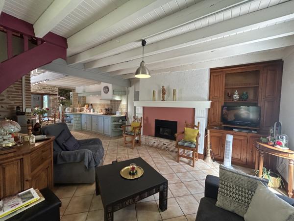 Caudecoste (47220) MAISON 75 M2 AVEC MEZZANINE, CARPORT ET TERRAIN DE 1628 M2