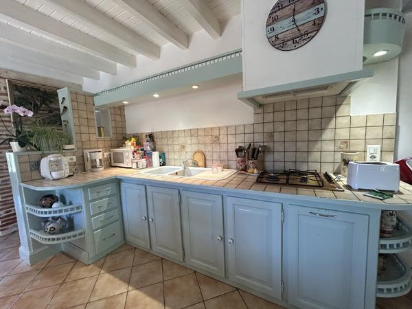 Caudecoste (47220) MAISON 75 M2 AVEC MEZZANINE, CARPORT ET TERRAIN DE 1628 M2