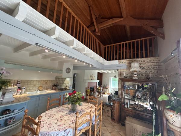 Caudecoste (47220) MAISON 75 M2 AVEC MEZZANINE, CARPORT ET TERRAIN DE 1628 M2