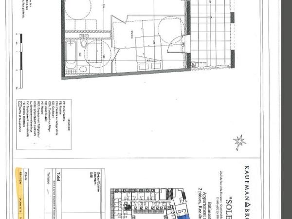 Location Appartement 2 pièces 45.42 m² - RESIDENCE SOLEA BAT A Aix-en-provence 13100