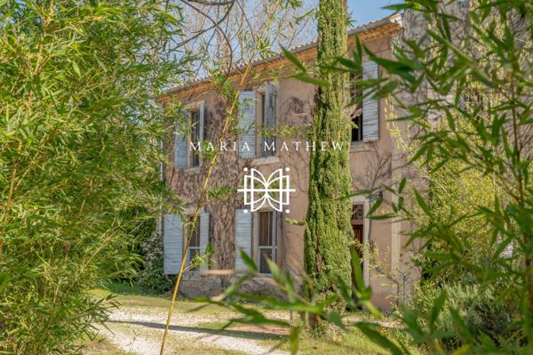 Bastide avec piscine et parc arboré - 1000m2 - 2 hectares - AIX EN PROVENCE (13)