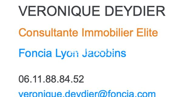 À vendre Studio 27 m² - Lyon 69007