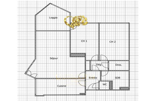 'SEQUOIA CHATOYANT' : Superbe appartement en excellent état 4 pièces 76.92 m² - 2 chambres - cave - parking